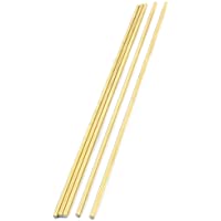 Sourcingmap – ® 5 Piezas Golden latón 200 mm x 3 mm Redondo Varilla Rodamientos para CNC drehbank eléctrica